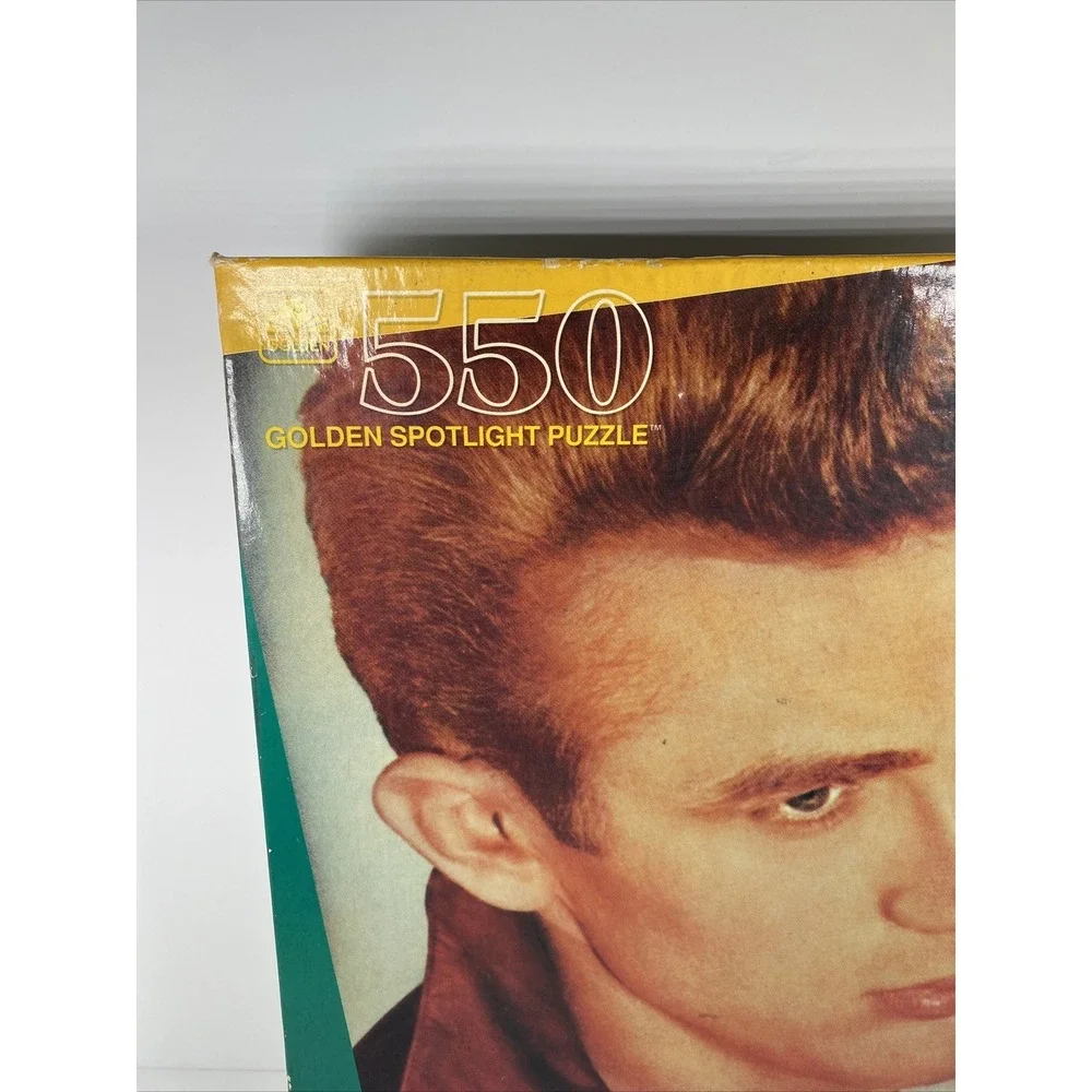 Vintage James Dean Golden Spotlight Jigsaw Puzzle 550 Pieces 1991 NEW Sealed‎